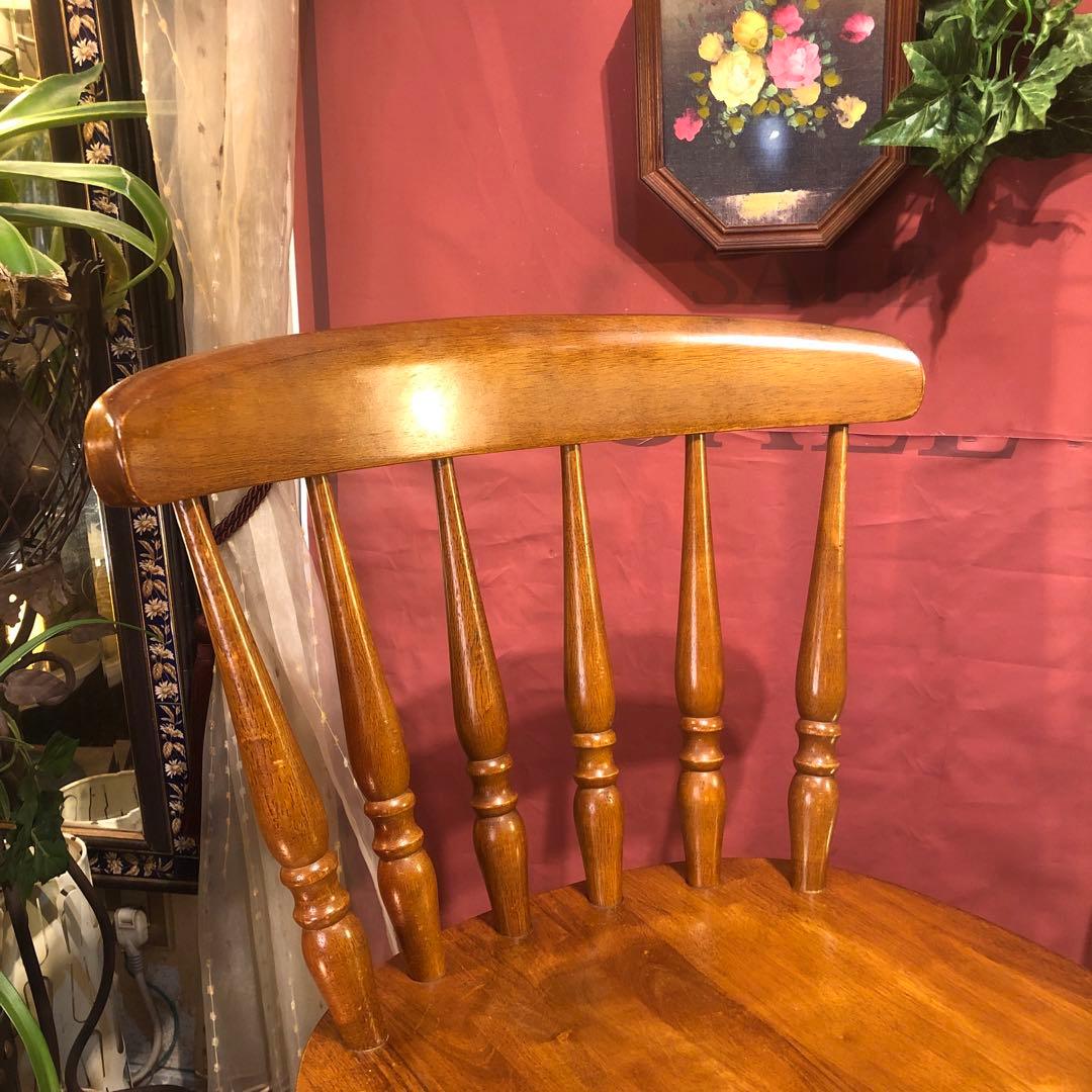 みーーー Sale L３ヴィンテージ ラウンドバック板座　ウィンザーチェア