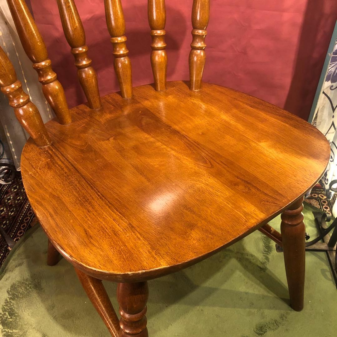 みーーー Sale L３ヴィンテージ ラウンドバック板座　ウィンザーチェア