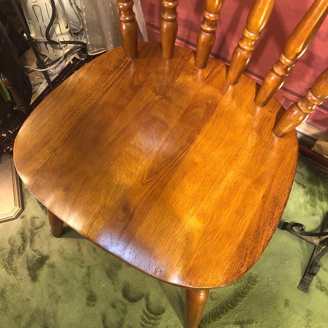 みーーー Sale L３ヴィンテージ ラウンドバック板座　ウィンザーチェア