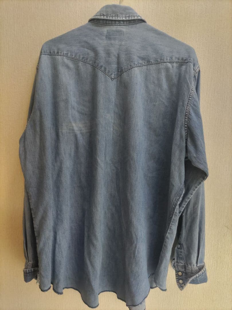 K*i様 Wrangler デニムシャツ 17 1/2 x 35　70s ウエス