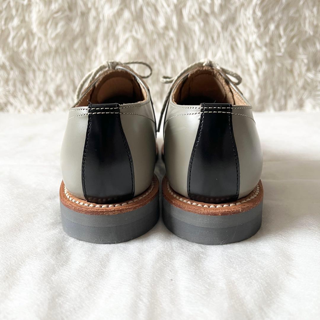 未使用級✨REGALリーガル　サドルシューズ　ブラック　グレー　レザー　2452