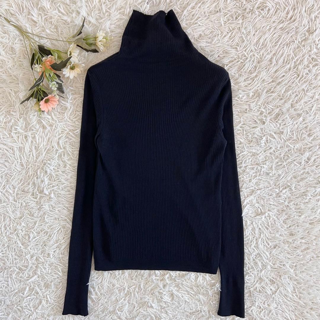 MARGARET HOWELL ジョンスメドレー リブ ハイネック ニット