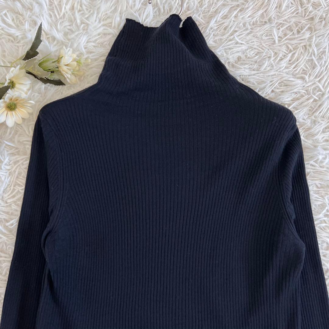 MARGARET HOWELL ジョンスメドレー リブ ハイネック ニット