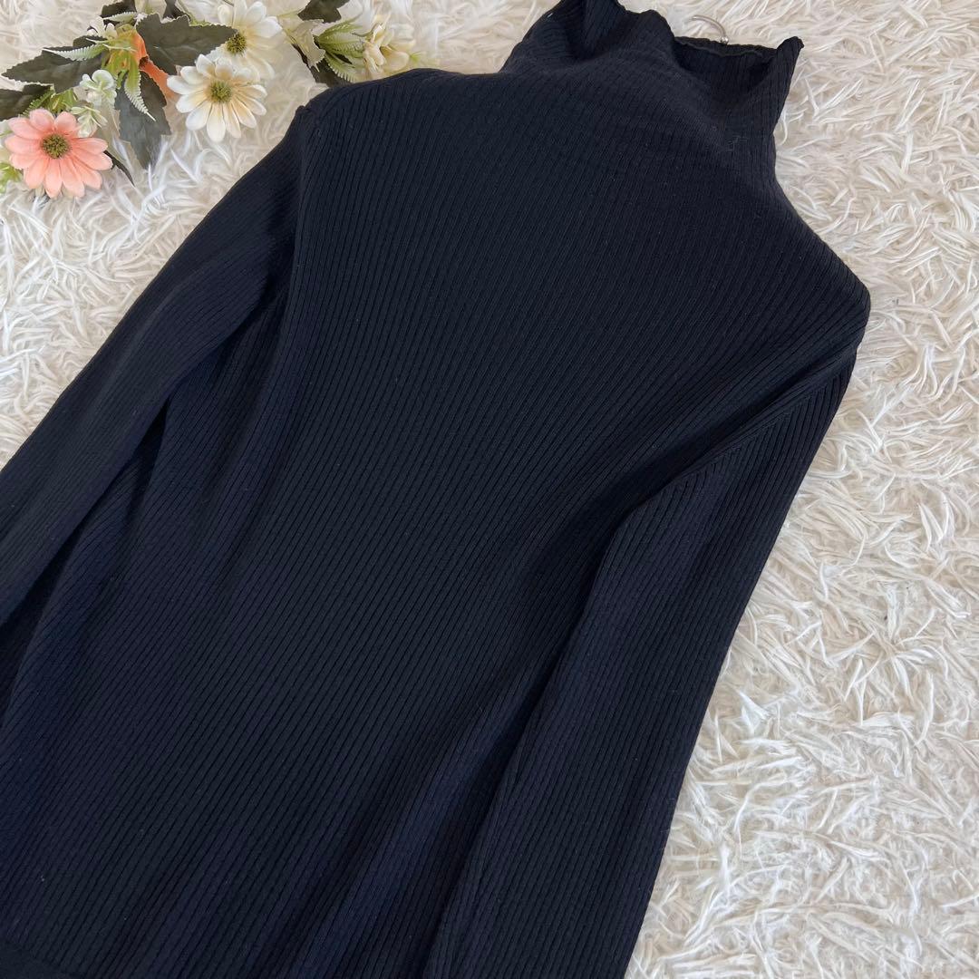 MARGARET HOWELL ジョンスメドレー リブ ハイネック ニット