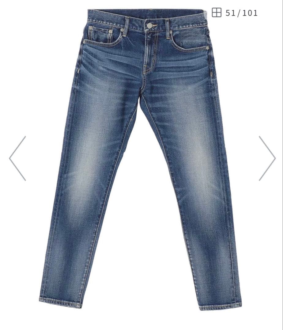 SHIPS woman シップス　スリムテーパード　デニム