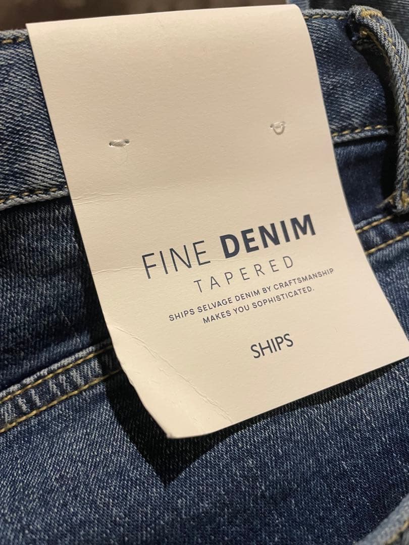 SHIPS woman シップス　スリムテーパード　デニム