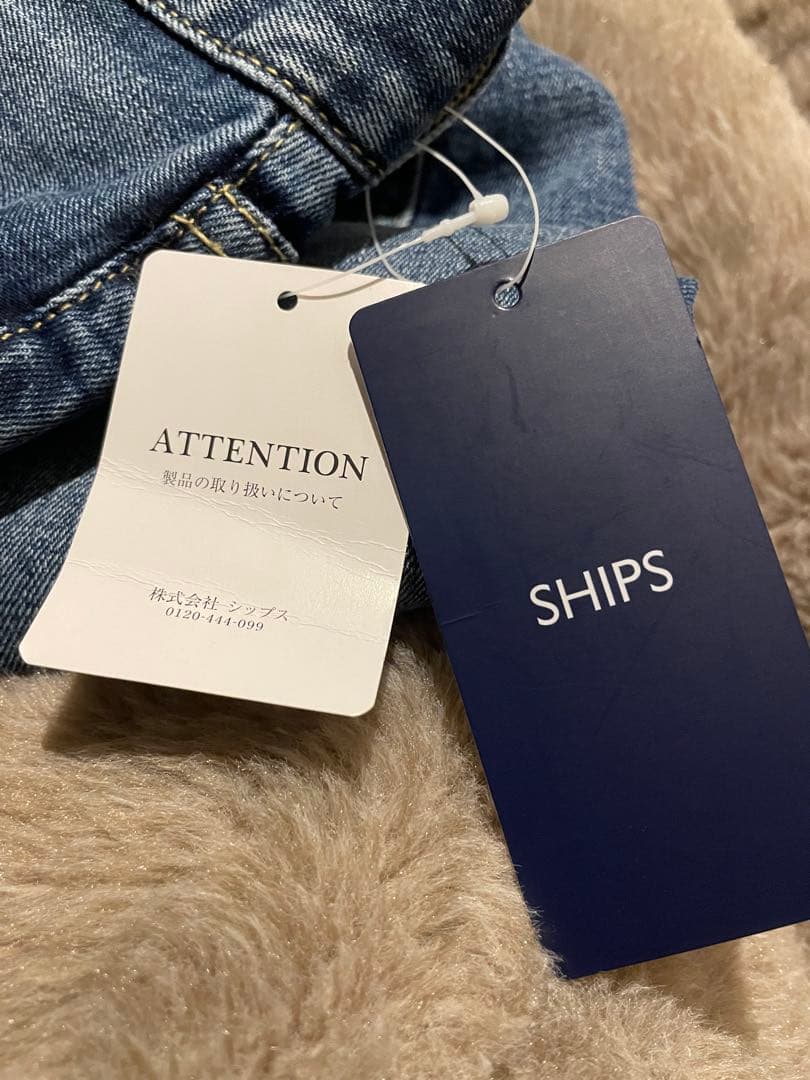 SHIPS woman シップス　スリムテーパード　デニム