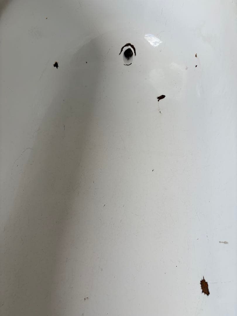 ベビーバス　ホーロー　アンティーク