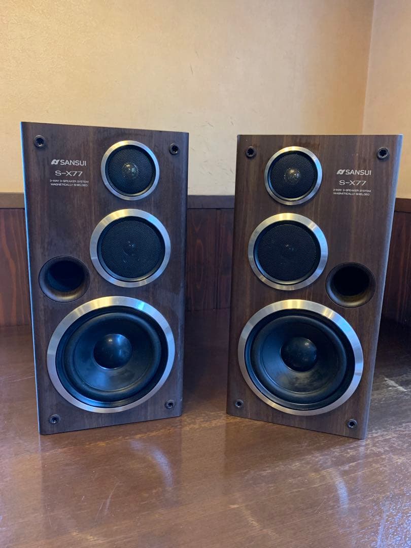 SANSUI S-X77 3ウェイスピーカー