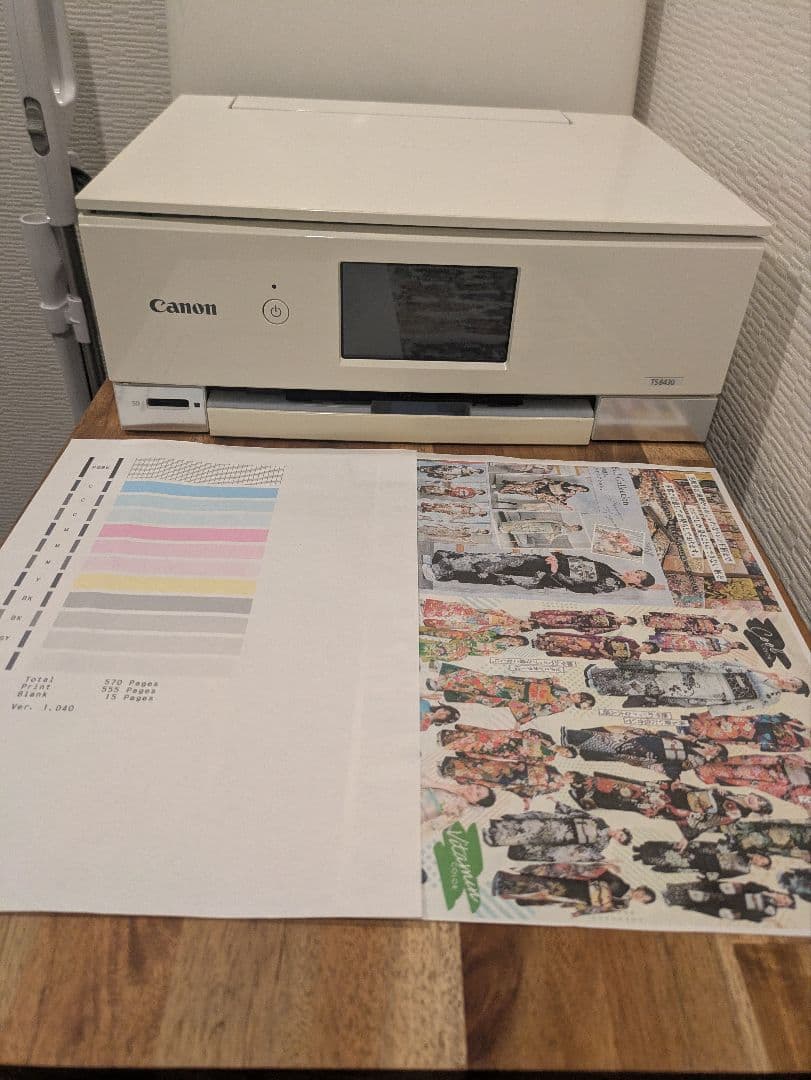 Canon PIXUS TS8430 印刷枚数 580枚 N8023