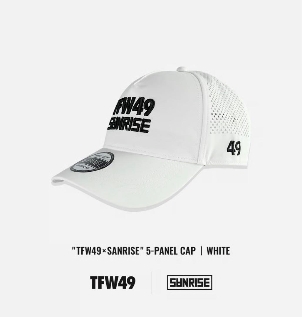 TFW49-SUNRISE 5-PANEL CAP ホワイト