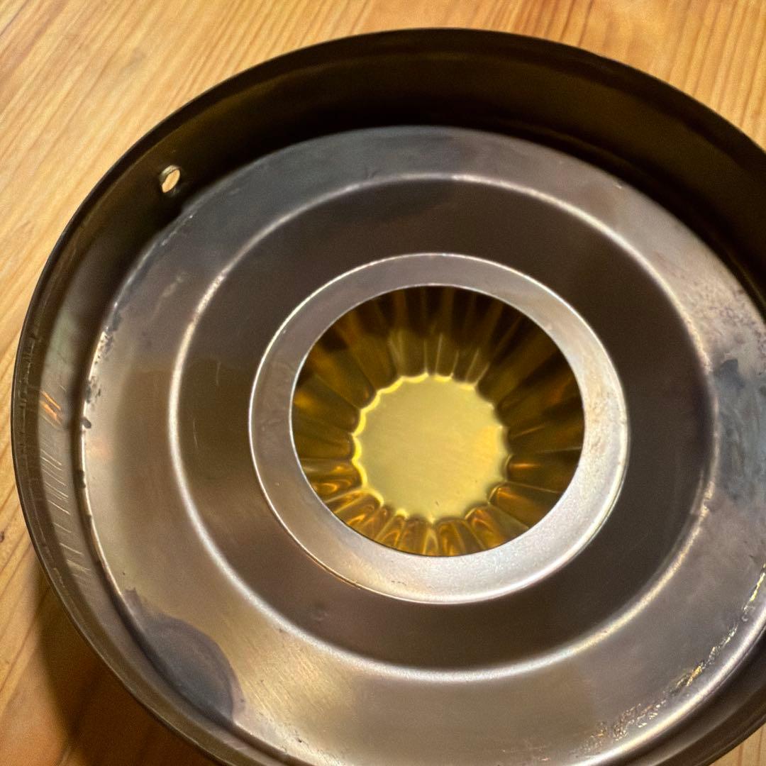 日本船燈 ニッセン石油ストーブ ゴールドフレーム IS-3用トップ装飾キャップ