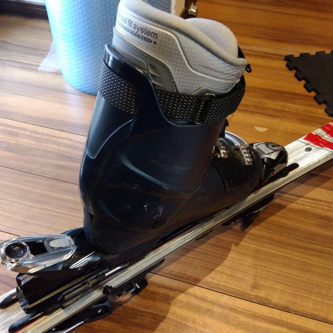 美品【ハイエンド】VOLKL 166/男女兼用/スキーセット・メンテ・WAX済✔