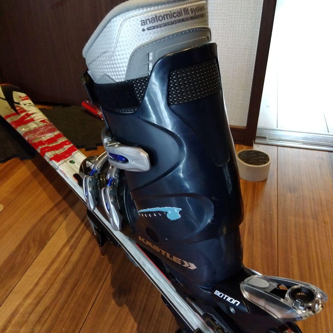 美品【ハイエンド】VOLKL 166/男女兼用/スキーセット・メンテ・WAX済✔