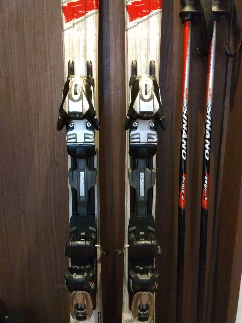 美品【ハイエンド】VOLKL 166/男女兼用/スキーセット・メンテ・WAX済✔