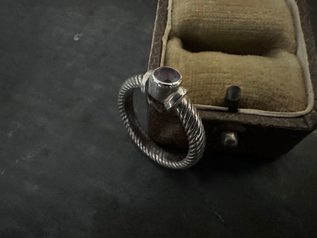希少　ヴィンテージ　リング　アンティーク　アメリカ　シルバー　925