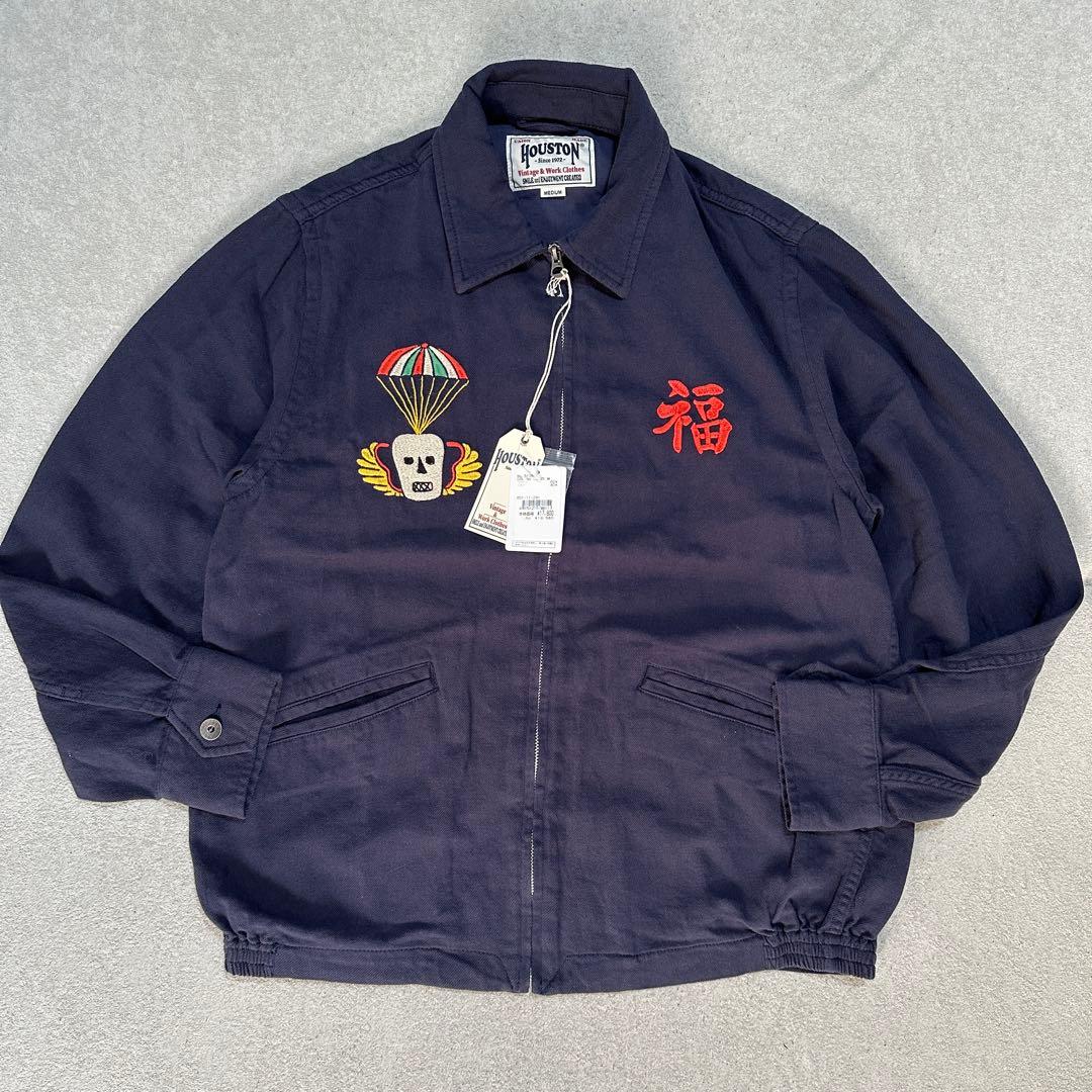 専用★M 新品✨　ベトジャン　HOUSTON　虎　リネン　ネイビー　51352