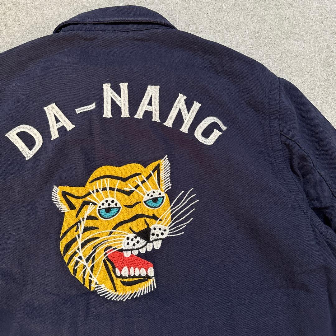 専用★M 新品✨　ベトジャン　HOUSTON　虎　リネン　ネイビー　51352