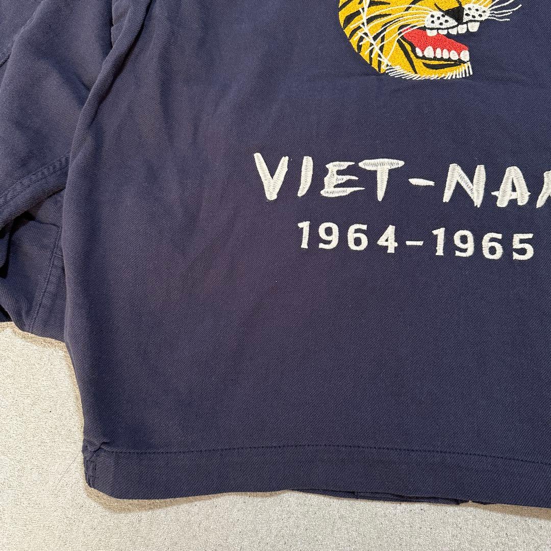 専用★M 新品✨　ベトジャン　HOUSTON　虎　リネン　ネイビー　51352