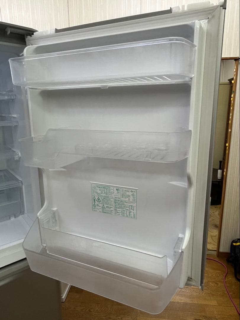 激安 3ドア 2019年 SHARP 350L SJ-W351E-S 冷蔵庫