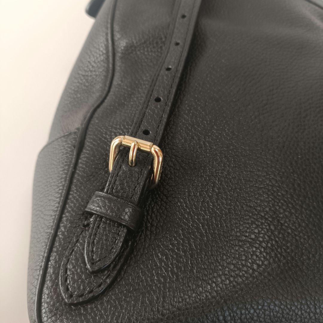 未使用に近い　COACH　ミニリュック　バックパック　ターンロック　シボ