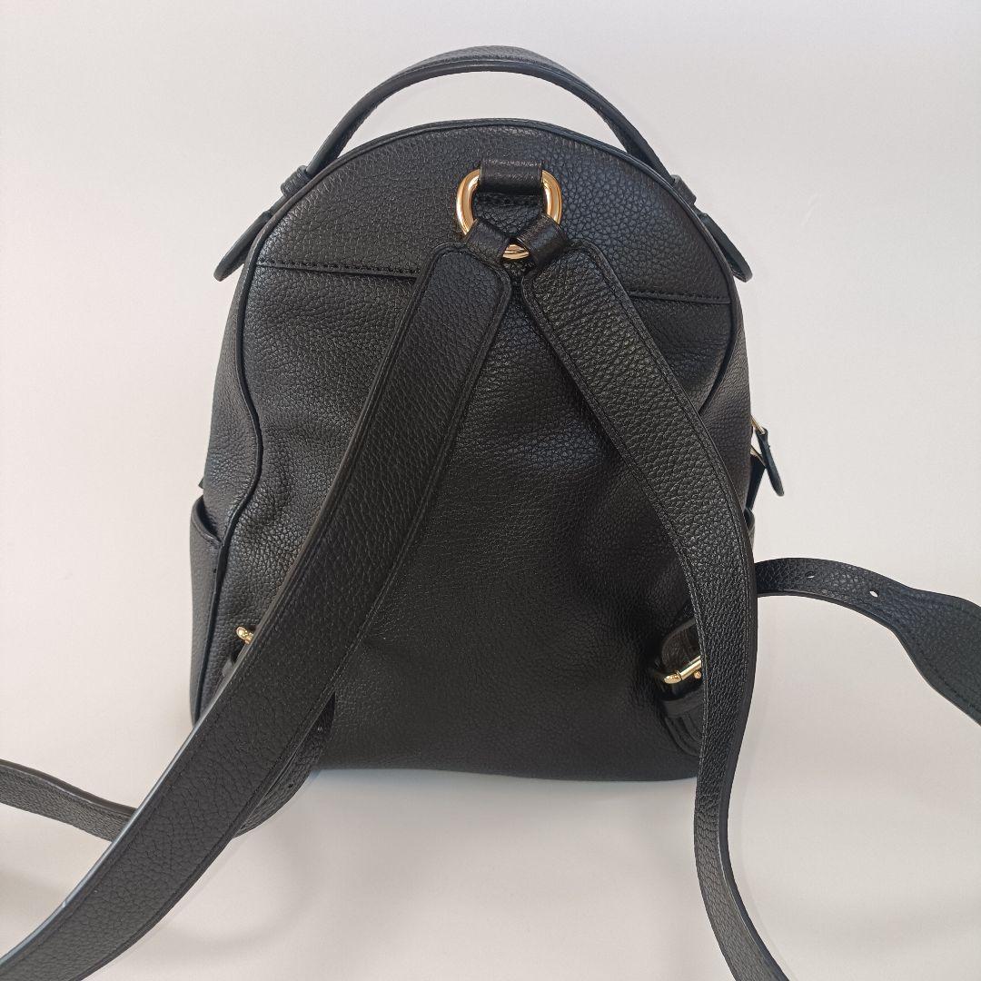 未使用に近い　COACH　ミニリュック　バックパック　ターンロック　シボ