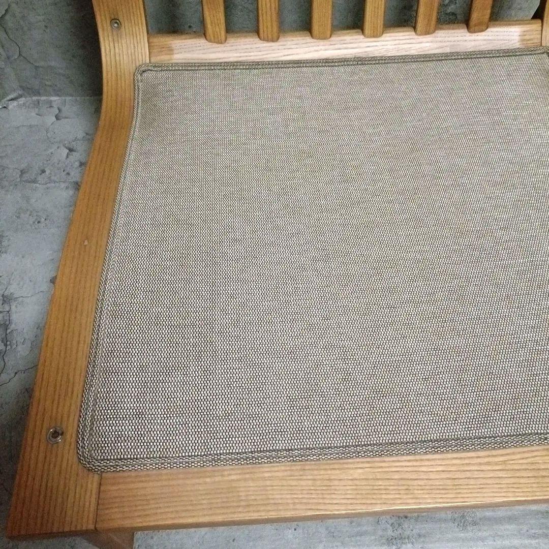 カリモク 木組 ベントウッドソファ プライウッド アームレスソファー レトロ