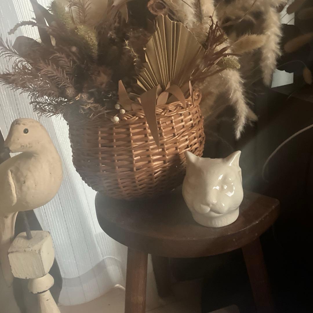 フランスアンティーク猫モチーフ　オブジェ　1930年　アスティエ