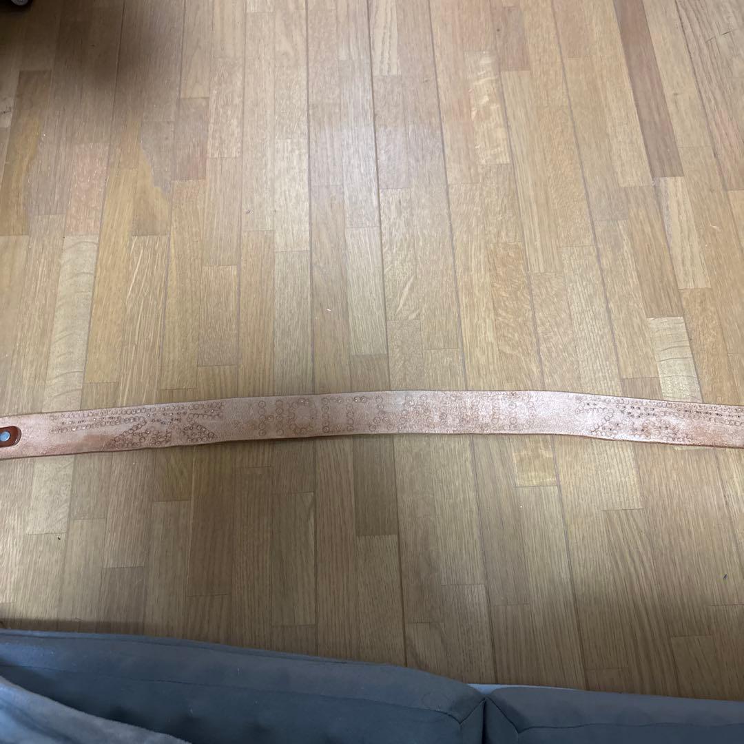 美品　HTC×ハリウッドランチマーケット　スタッズベルト