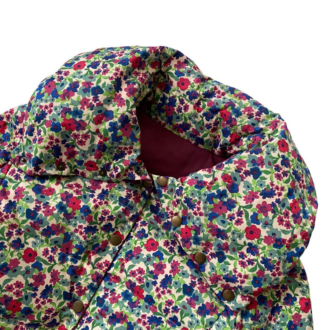 Jocomomola ホコモモラ 花柄 リバーシブル ダウンコート 42