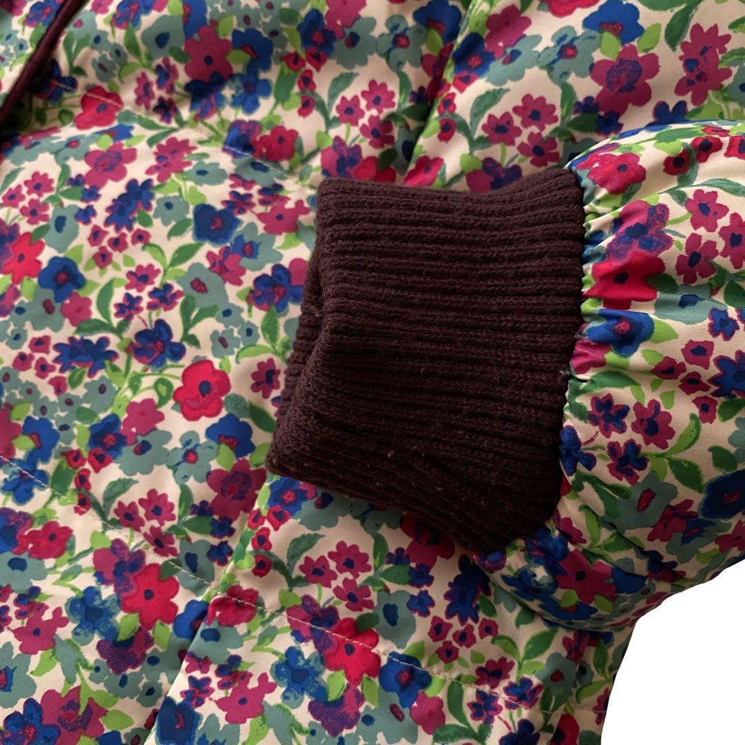 Jocomomola ホコモモラ 花柄 リバーシブル ダウンコート 42