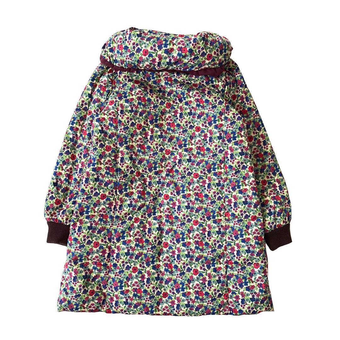 Jocomomola ホコモモラ 花柄 リバーシブル ダウンコート 42