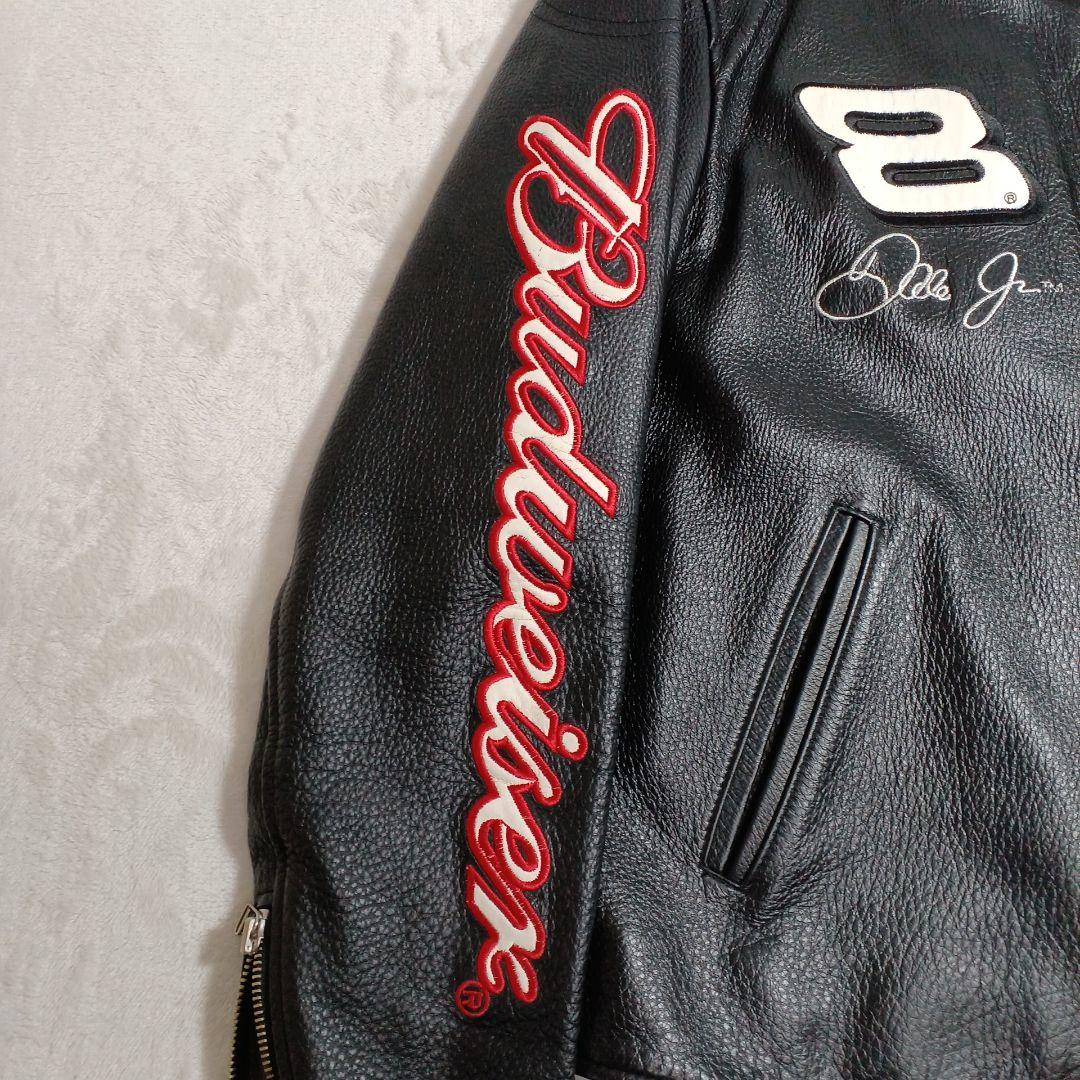 k*様 美品 Wilsons NASCARレーシング、ライダースジャケット　黒