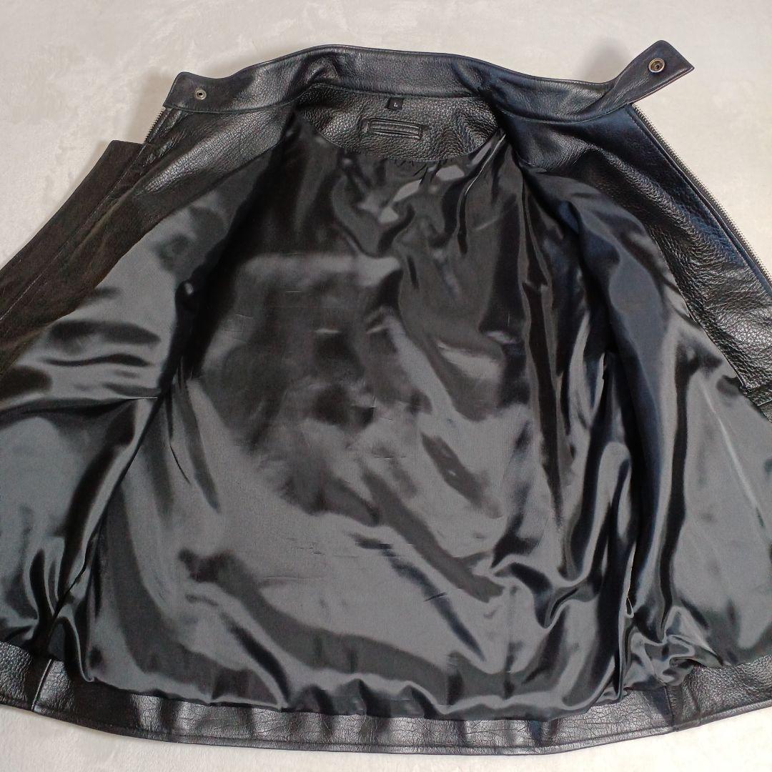 k*様 美品 Wilsons NASCARレーシング、ライダースジャケット　黒