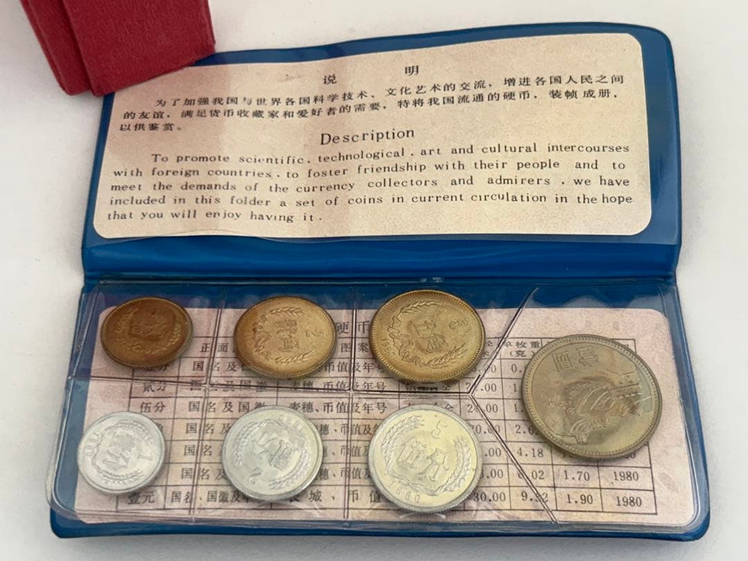 中国人民銀行 1980年セット