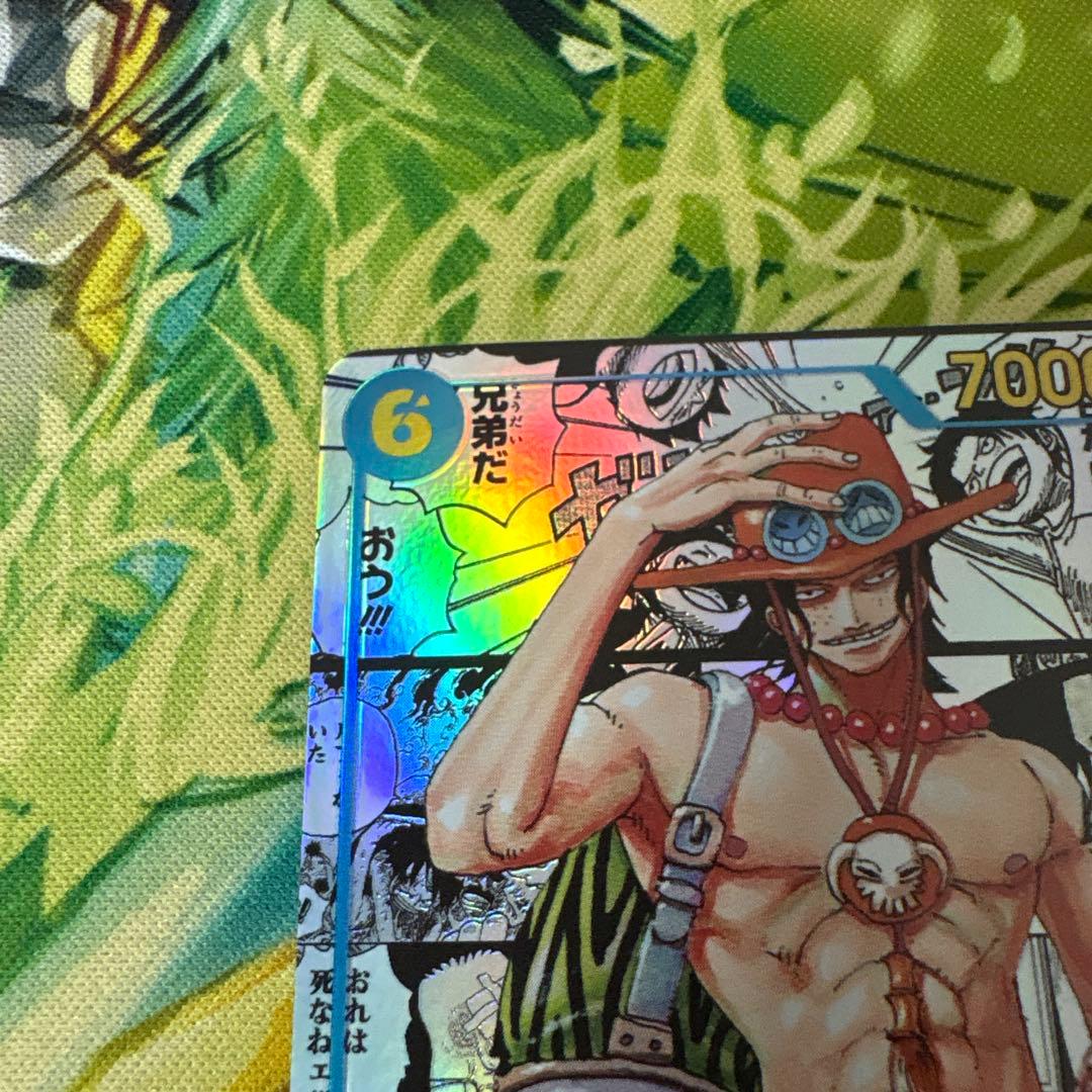 【受け継がれる意志】ワンピースカード エース コミパラ　美品