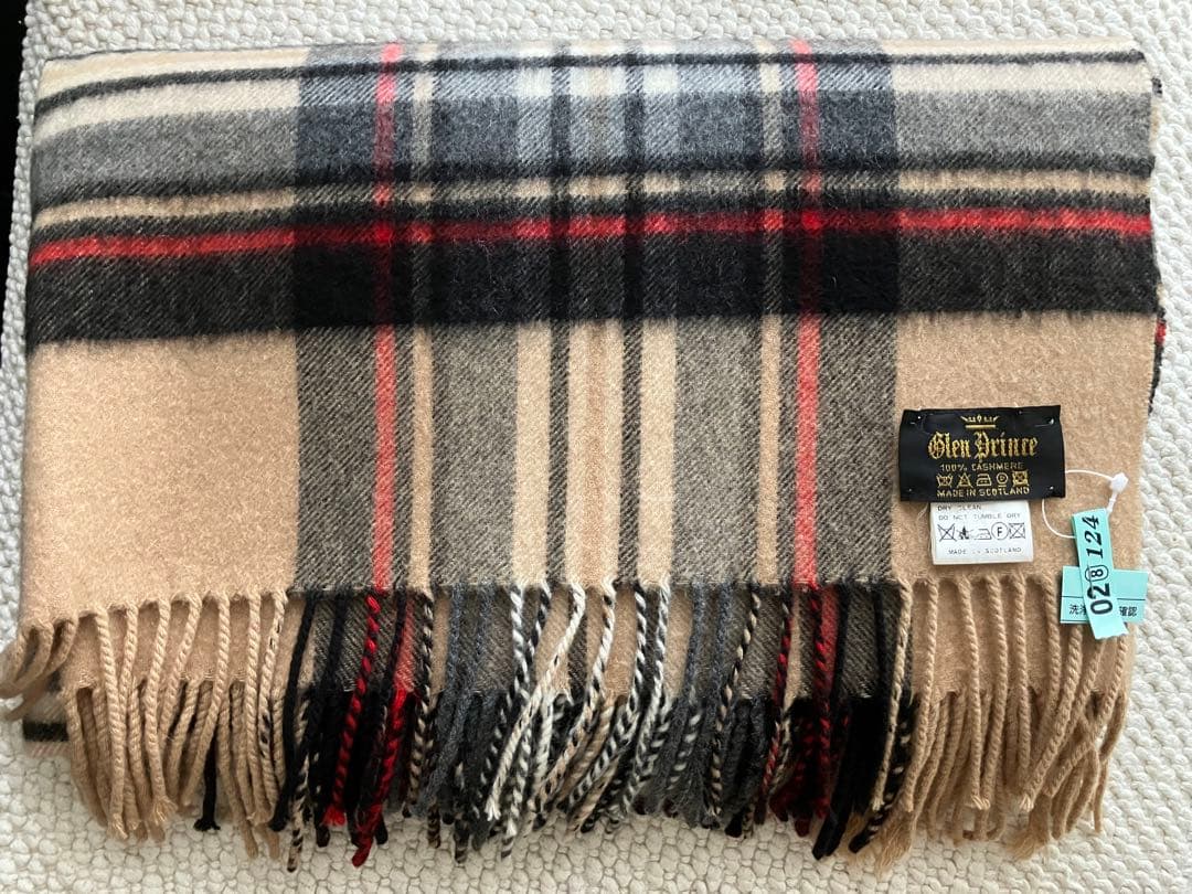 Glen Prince 100%カシミヤ ストール　ショール　大判ストール