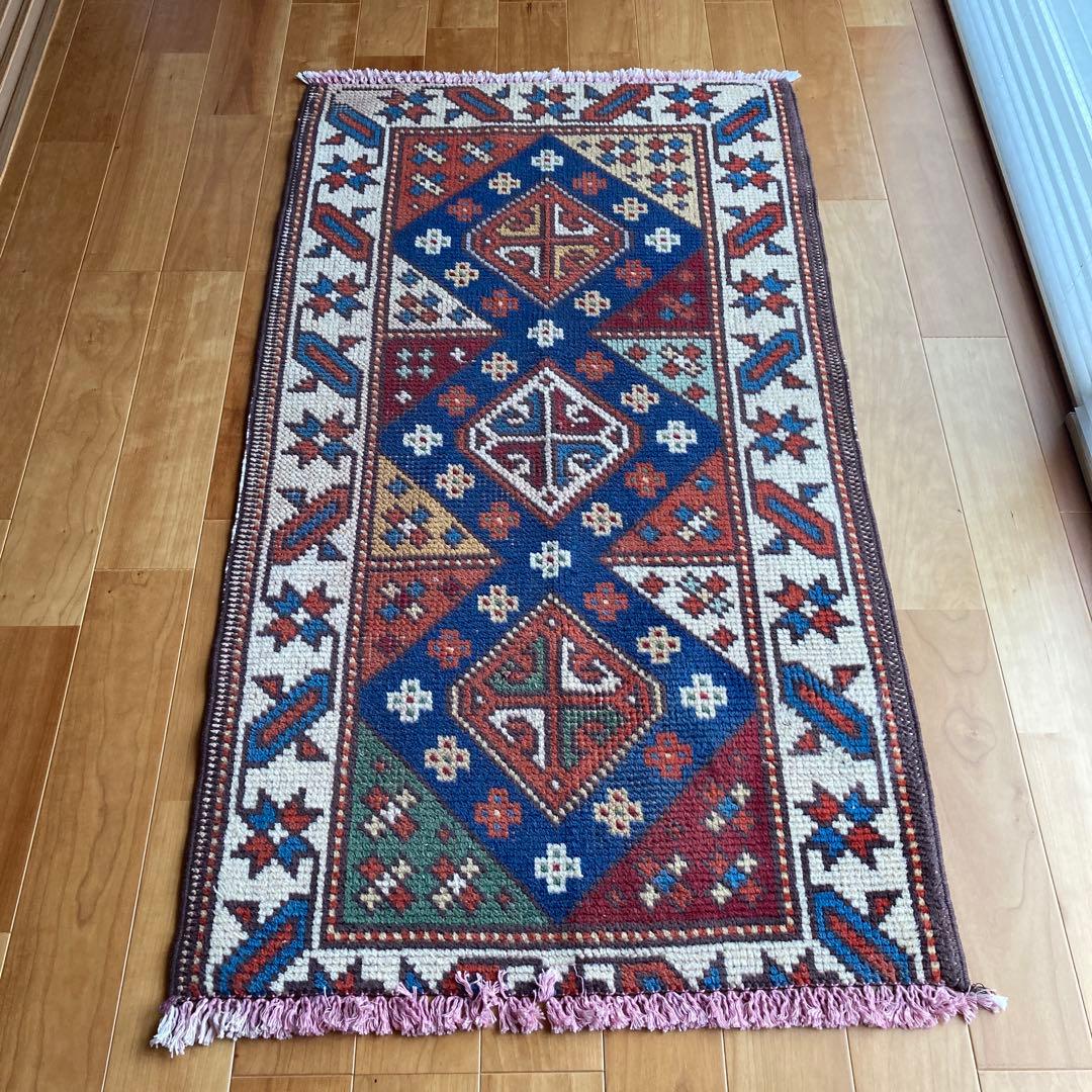 ヴィンテージラグ　トライバルラグ　ターキッシュラグ