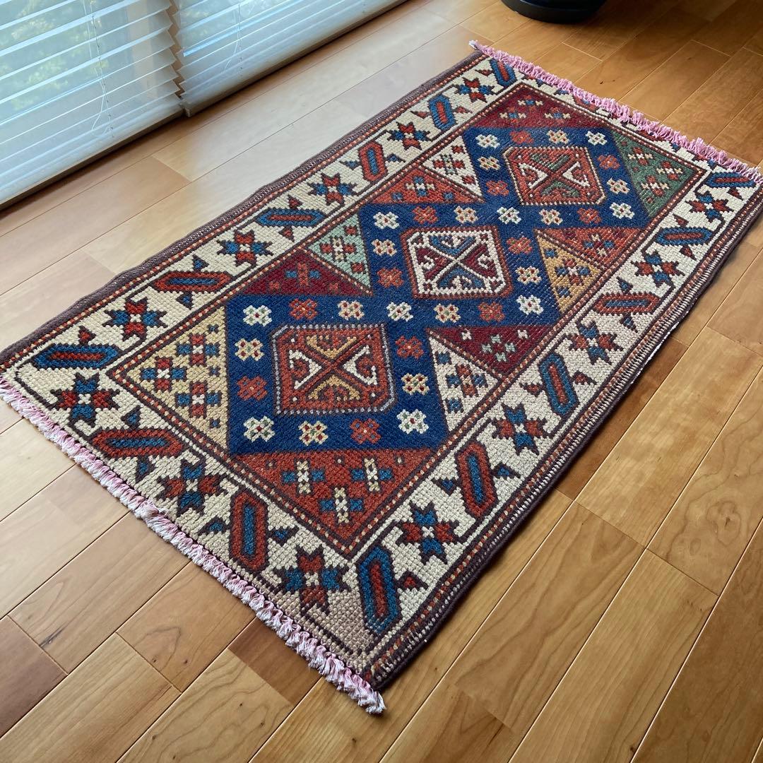 ヴィンテージラグ　トライバルラグ　ターキッシュラグ