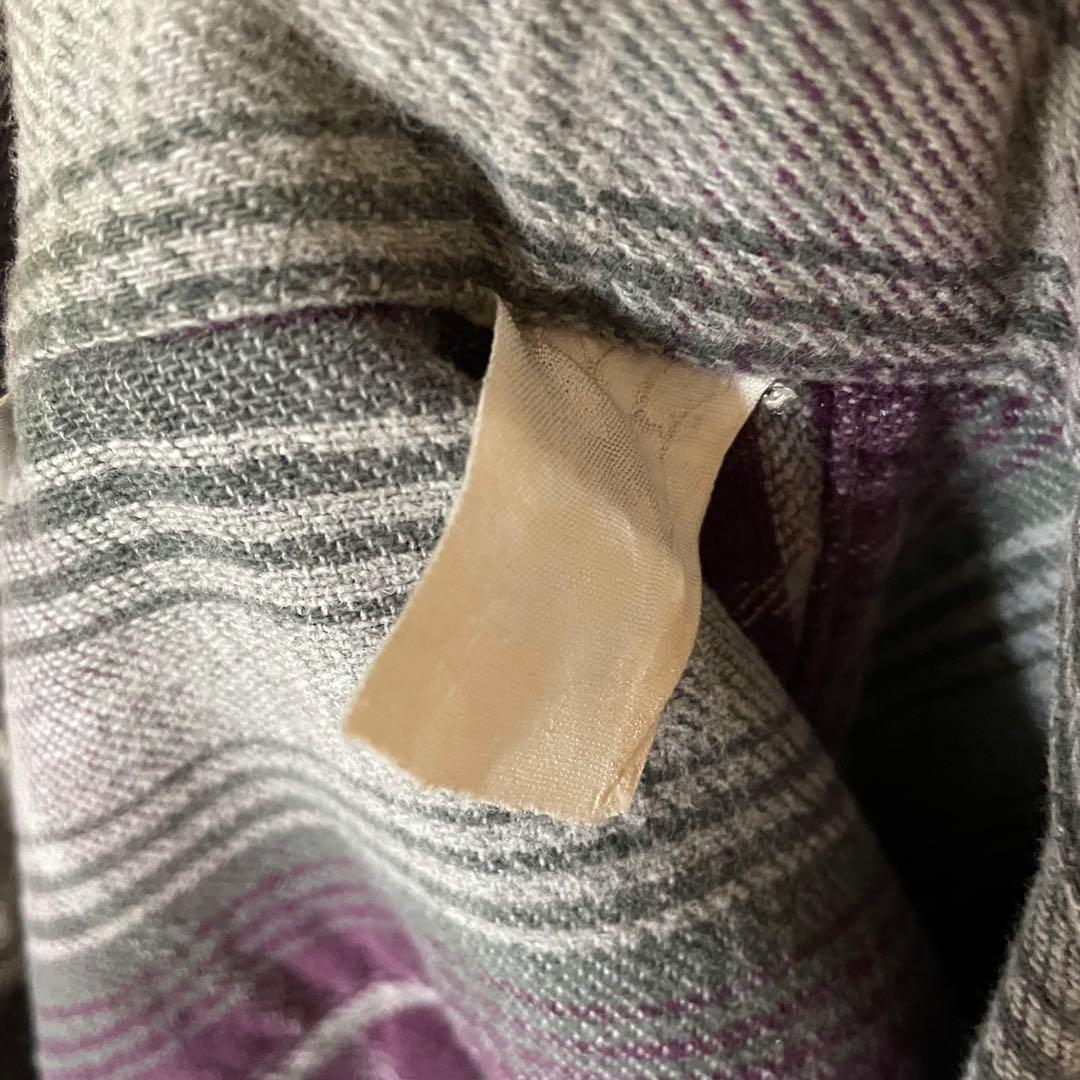 90s FIVE BROTHER フランネルシャツ XL