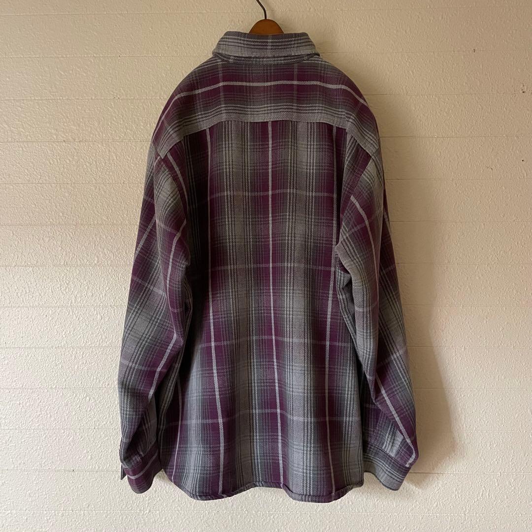 90s FIVE BROTHER フランネルシャツ XL