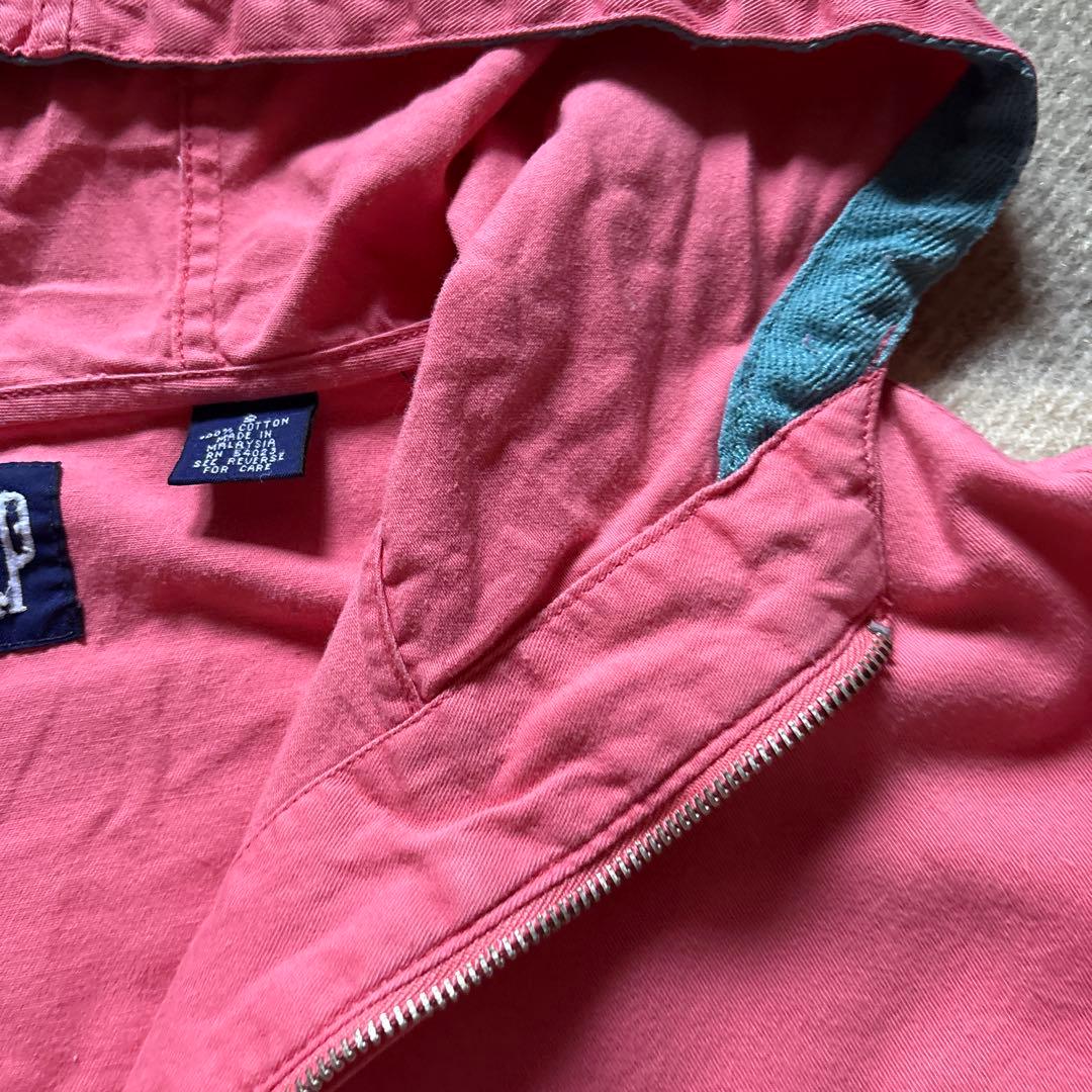 【GAP】90s オールドギャップ コットンアノラック ピンク 名作