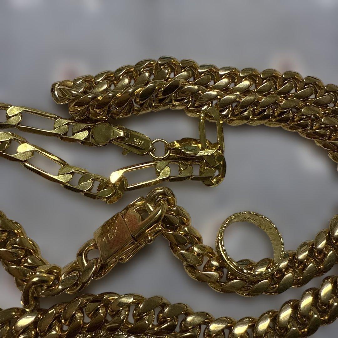 ヒ*ロ様 遺品整理　 生前整理ゴールドチェーンネックレスセット