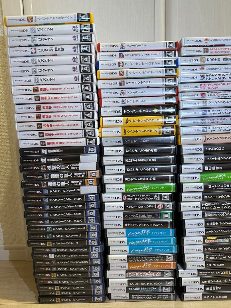 ＤＳ&3ＤＳ　ソフトまとめ売り　153個　ダブり有