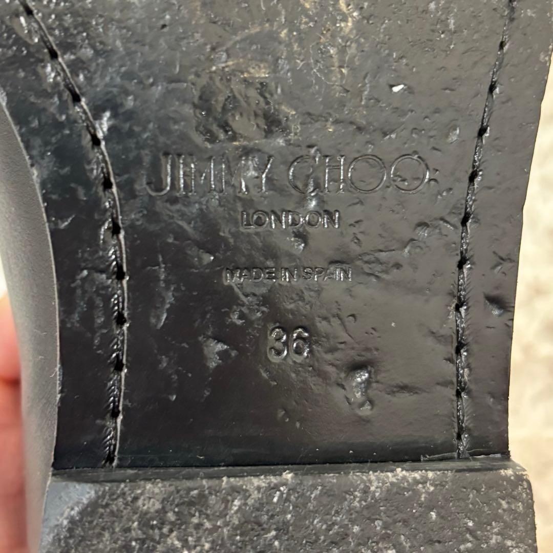 本物保証✨美品✨ジミーチュウ クリスタル ビジュー ローファー Cheri 箱付