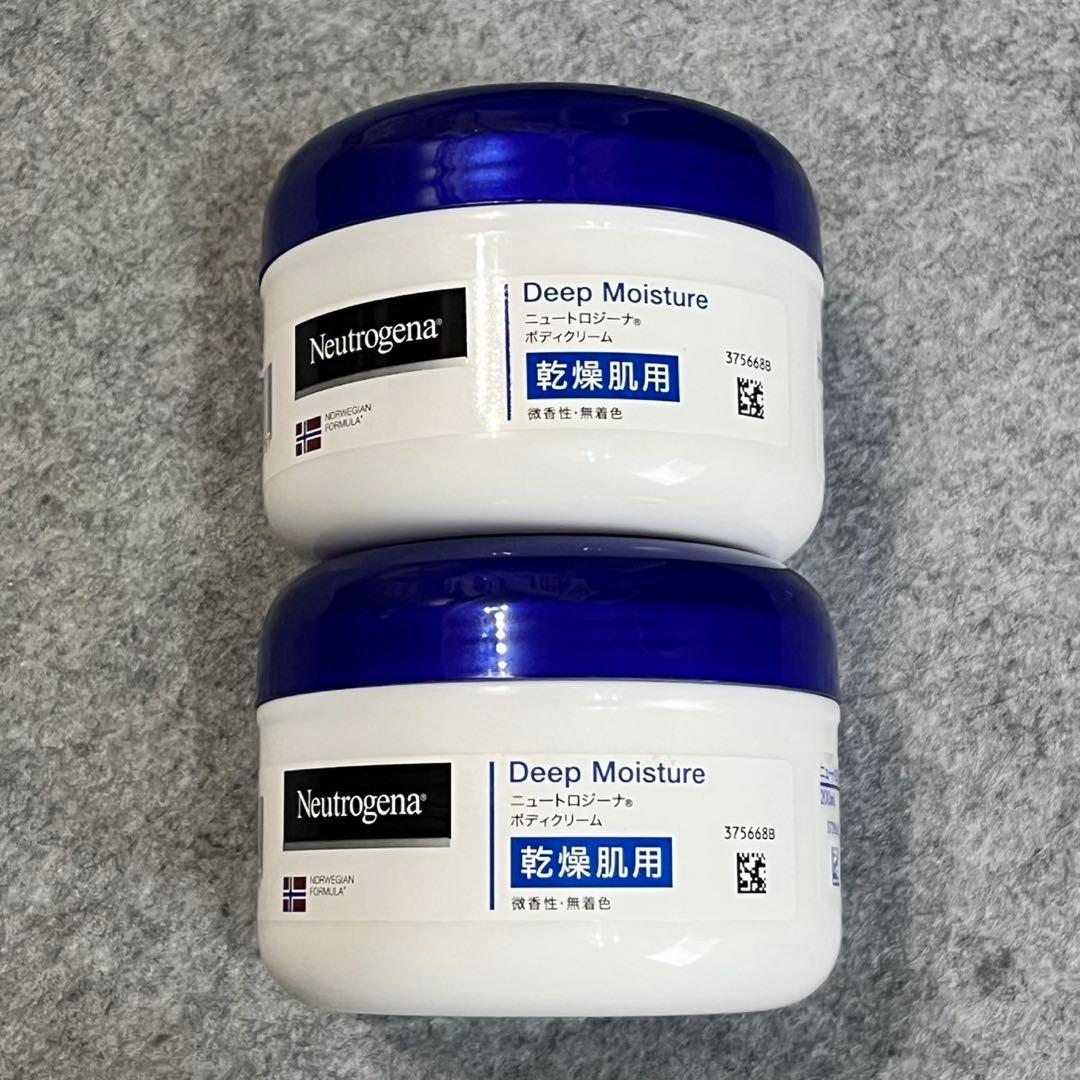 ニュートロジーナ ディープモイスチャー ボディクリーム 乾燥肌用200ml×2個