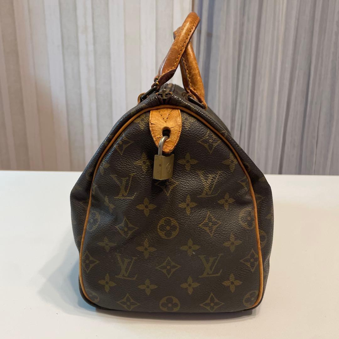 ルイヴィトン スピーディ30 モノグラム ミニボストンバッグ ブラウン C15