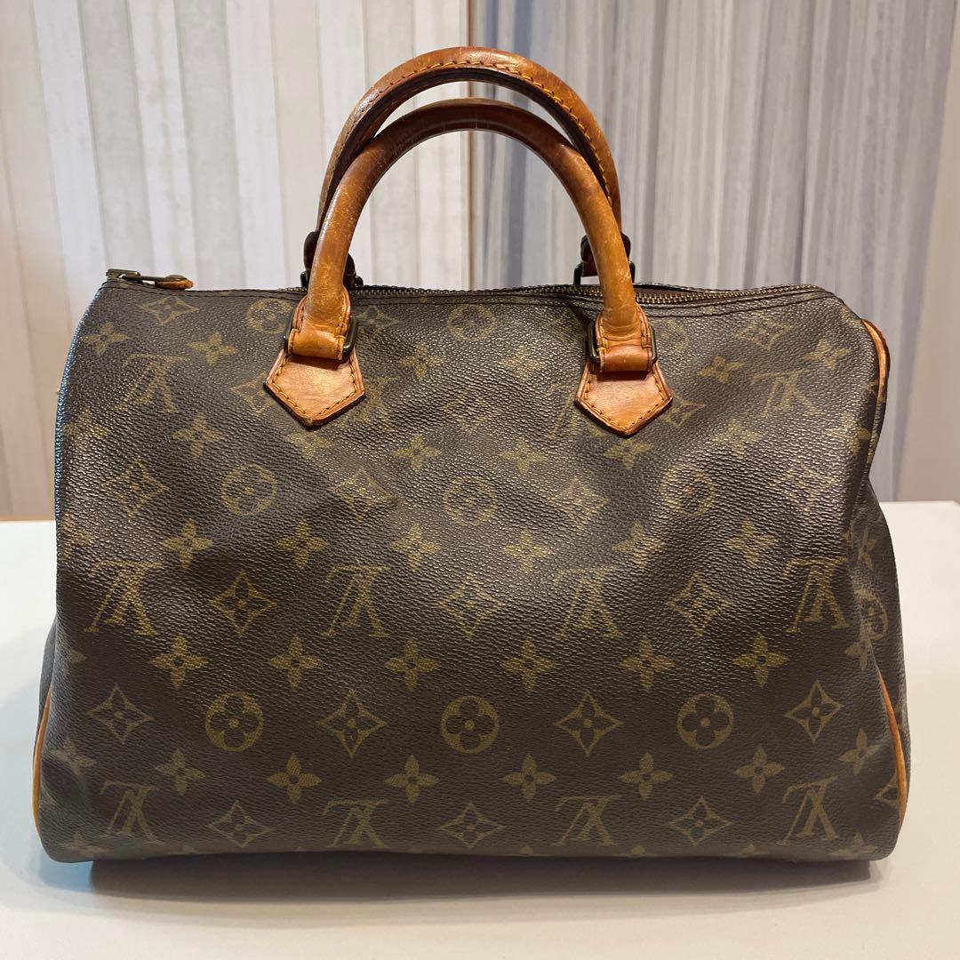 ルイヴィトン スピーディ30 モノグラム ミニボストンバッグ ブラウン C15