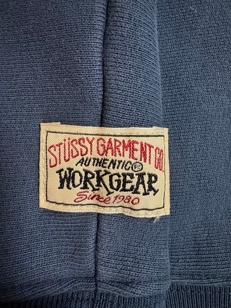 トップス STUSSY FLEECE RAGLAN ZIP HOODIE M