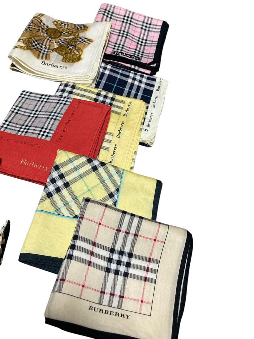 ブランドハンカチバーバリー・ピエールカルダン・DAKSブランドハンカチまとめ売り